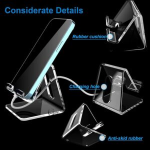 Acrylic Cell Phone Stand Portable Clear - Image 3