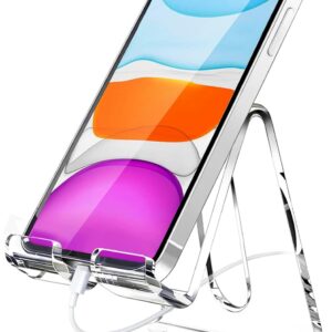 Acrylic Cell Phone Stand Portable Clear