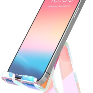 Acrylic Cell Phone Stand Portable Clear - Image 9