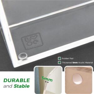 Acrylic Magazine File Holder 5-Slot Clear - Image 4
