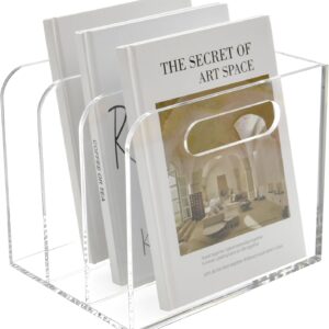 Acrylic Magazine File Holder 5-Slot Clear - Image 9