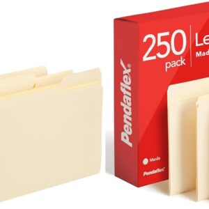 File Folders Manila 250 Pack Letter Size - Image 8