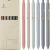 Gel Pen Set 0.5mm Black Ink 6 Pieces