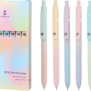 Gel Pen Set 0.5mm Black Ink 6 Pieces - Image 14