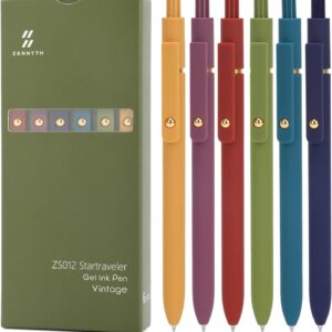 Gel Pen Set 0.5mm Black Ink 6 Pieces - Image 15