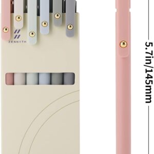 Gel Pen Set 0.5mm Black Ink 6 Pieces - Image 3