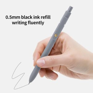 Gel Pen Set 0.5mm Black Ink 6 Pieces - Image 6