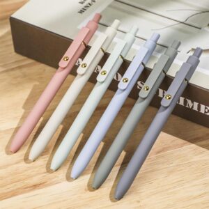 Gel Pen Set 0.5mm Black Ink 6 Pieces - Image 9