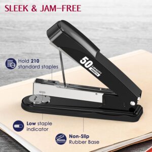 Heavy Duty Metal Stapler 50 Sheet Capacity Black - Image 4