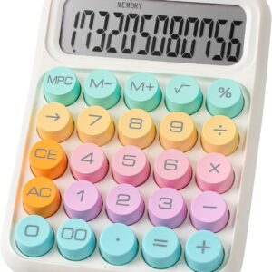 Mechanical Switch Calculator 12 Digit Large LCD Pink - Image 13