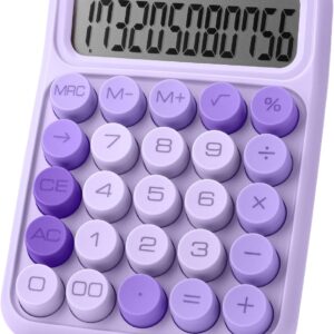Mechanical Switch Calculator 12 Digit Large LCD Pink - Image 16