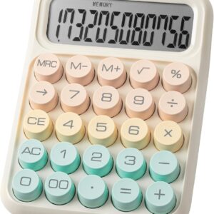 Mechanical Switch Calculator 12 Digit Large LCD Pink - Image 22