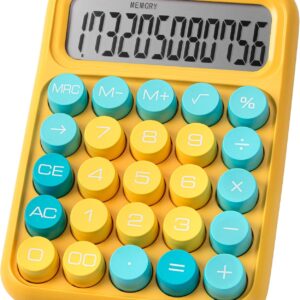 Mechanical Switch Calculator 12 Digit Large LCD Pink - Image 24