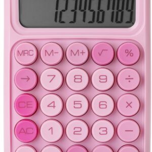 Mechanical Switch Calculator 12 Digit Large LCD Pink - Image 9
