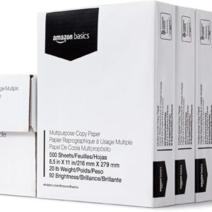 Multipurpose Copy Printer Paper 20 lb 8.5x11 Inches 5 Reams - Image 10