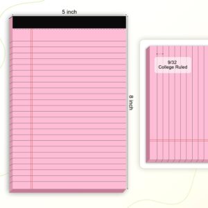Note Pads 5x8 College Ruled 5 Pack - Image 3