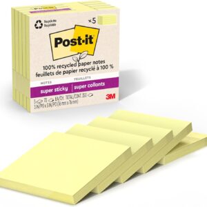 Sticky Notes Recycled Paper 3x3 Inch 5 Pads - Image 11
