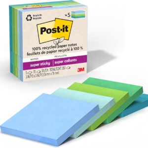 Sticky Notes Recycled Paper 3x3 Inch 5 Pads - Image 12