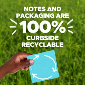 Sticky Notes Recycled Paper 3x3 Inch 5 Pads - Image 7