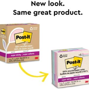 Sticky Notes Recycled Paper 3x3 Inch 5 Pads - Image 9