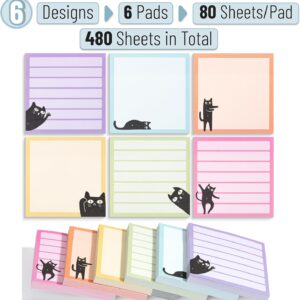 Sticky Notes Set 3x3 6 Pads 480 Sheets - Image 4